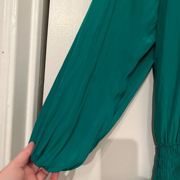 ✨ Ramy Brook‎ Paris Dress – NWT Green Drop Waist Dress (Size Small) – Style 4783 - Picture 10 of 10